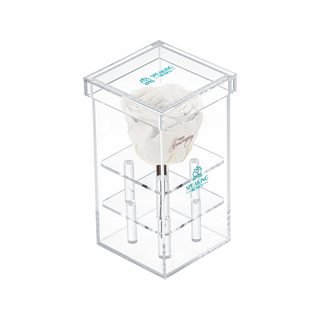 Luxara Uno –  Happy Anniversary - Personalized Rose - 100% Real (Preserved-Eternal)