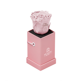 Sovelle XXS  – Happy Birthday - Personalized Rose - 100% Real (Preserved-Eternal)
