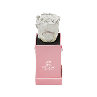 Sovelle XXS – Happy Aniversary - Personalized Rose - 100% Real (Preserved-Eternal)