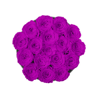 Magnaro Bloom - Just To see you Smile - 17 Personalized Roses - 100% Real (Preserved-Eternal)