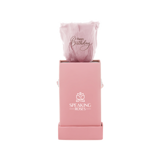 Sovelle XXS  – Happy Birthday - Personalized Rose - 100% Real (Preserved-Eternal)