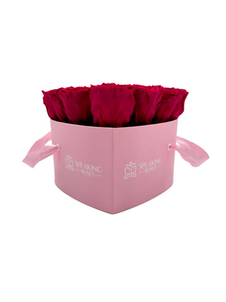 Heart Paper Box  (15 Preserved Heads)